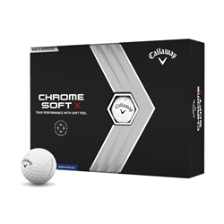 CHROME SOFT X GOLF BALL 