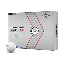 CHROME SOFT X LS WHITE GOLF BALL 