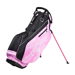 FAIRWAY 14 STAND BAG - BLACK/PINK/CAMO 