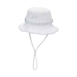 NIKE DRI-FIT APEX GOLF BUCKET HAT - WHITE/PLATINUM 