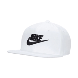 NIKE DRI-FIT PRO STRUCTURED FUTURA GOLF HAT - WHITE 